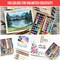 Loomini; Watercolor Paint Set with 100 Bright Colors: for Adult Beginners & Professional with Metallic - Travel Sized Water Color Art Kit Palette; Category:Paint; Image:3